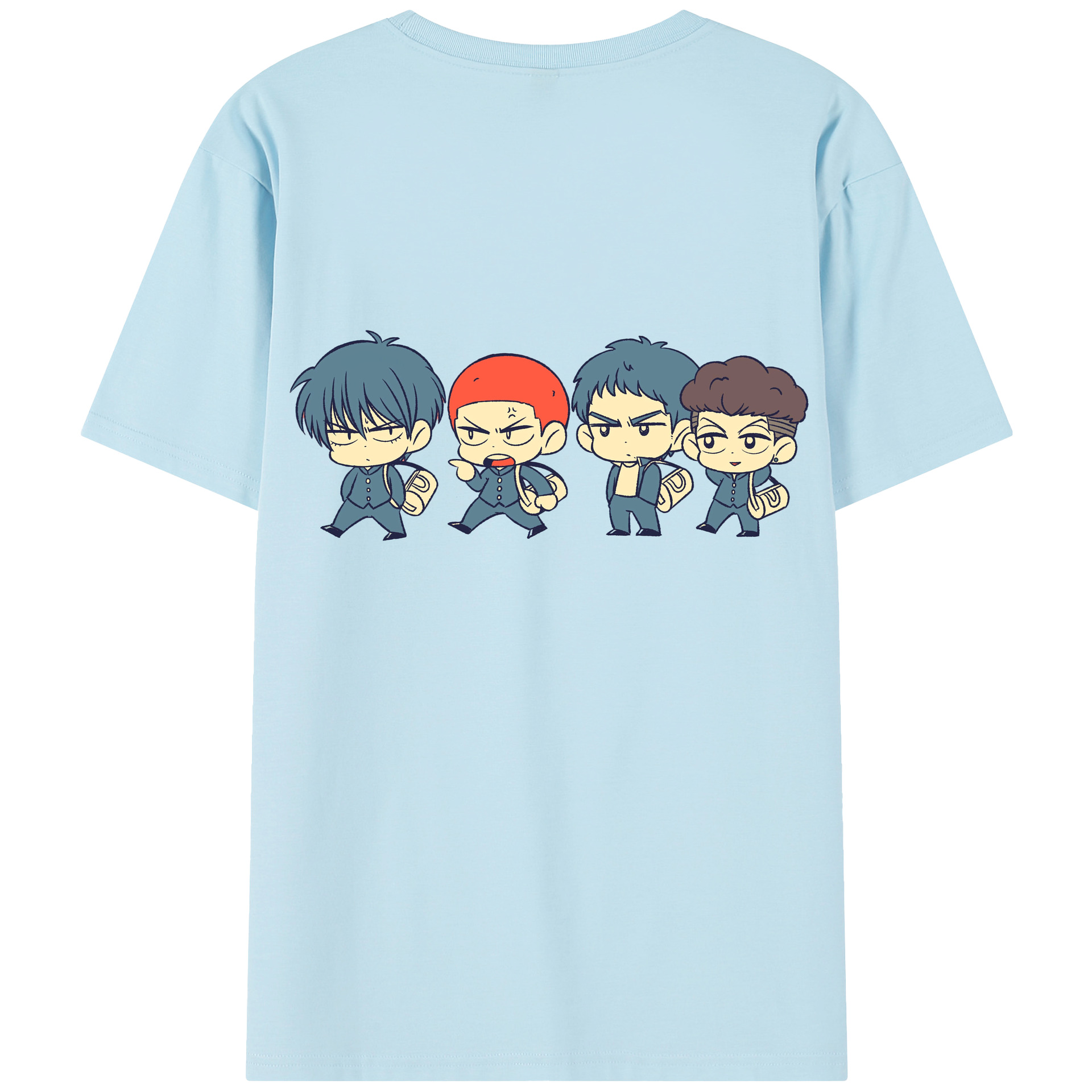 （画像用） SLAM DUNK／スラムダンク 綿100％半袖Tシャツ（背面プリント）